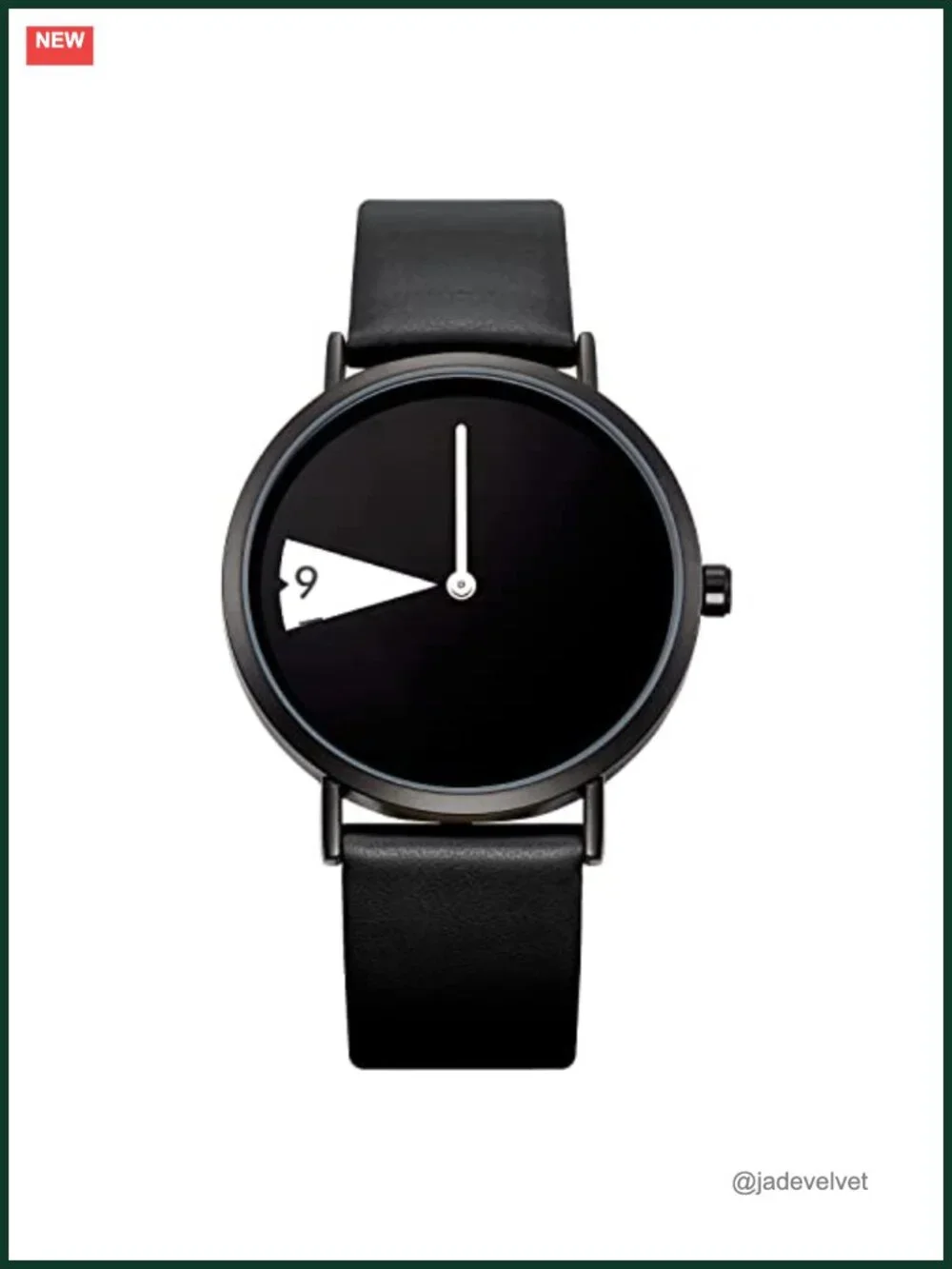 Ultra-Thin Leather Strap Minimalist Quartz Watch Japanese Movement
